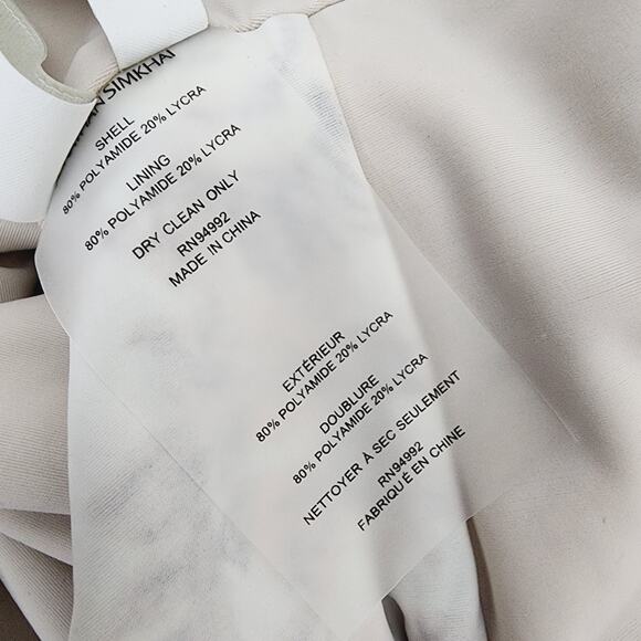 NEW Jonathan Simkhai Ingrid Gathered Floral Deep V-Neck One Piece Swimsuit - Picture 10 of 11